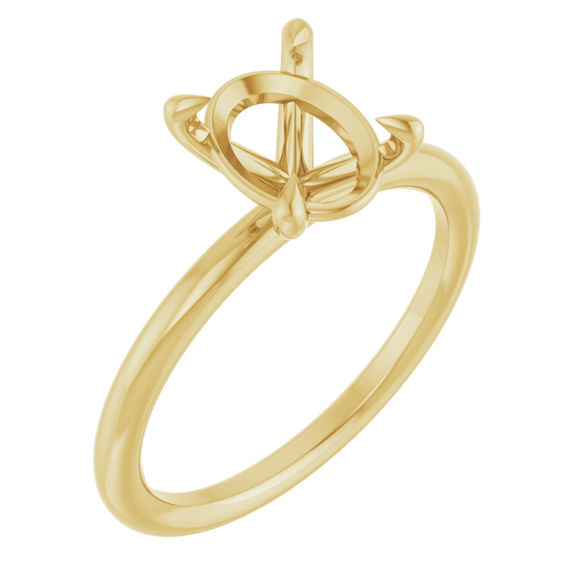 Claw-Prong Solitaire Engagement Ring