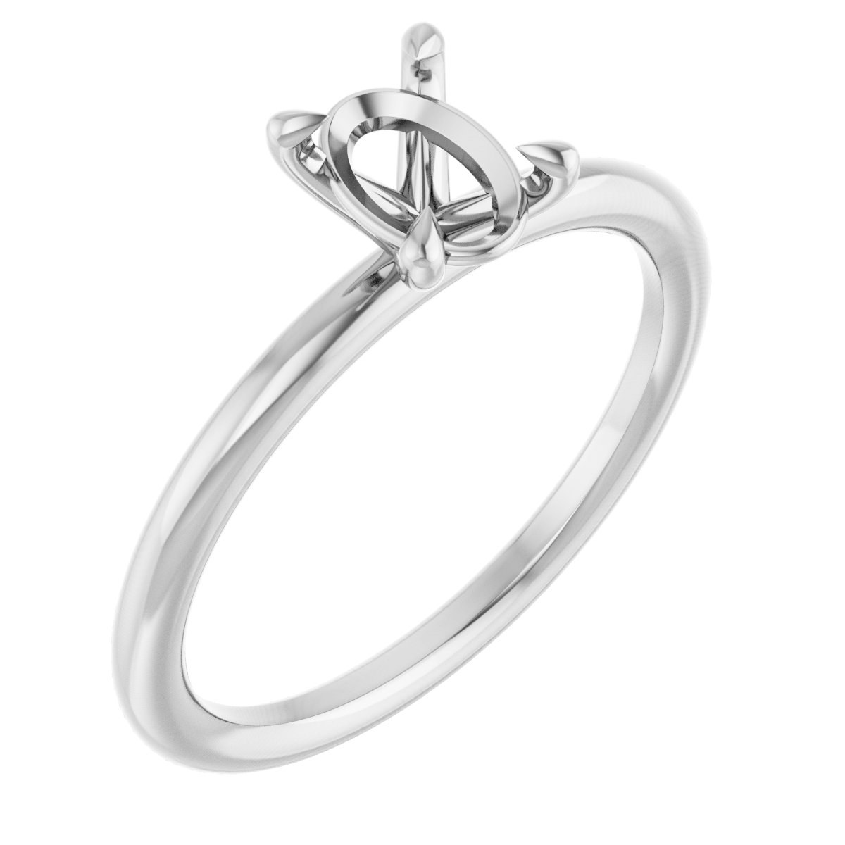 Claw-Prong Solitaire Engagement Ring