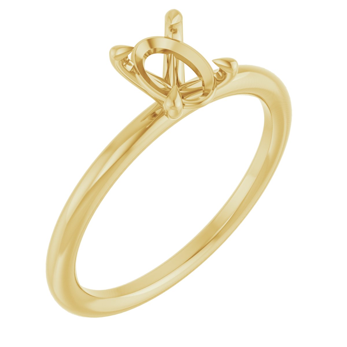 Claw-Prong Solitaire Engagement Ring