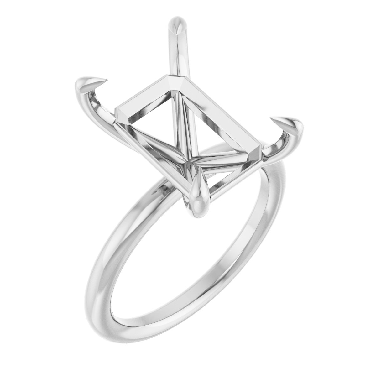 Claw-Prong Solitaire Engagement Ring