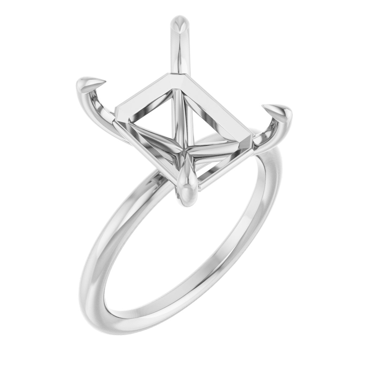 Claw-Prong Solitaire Engagement Ring