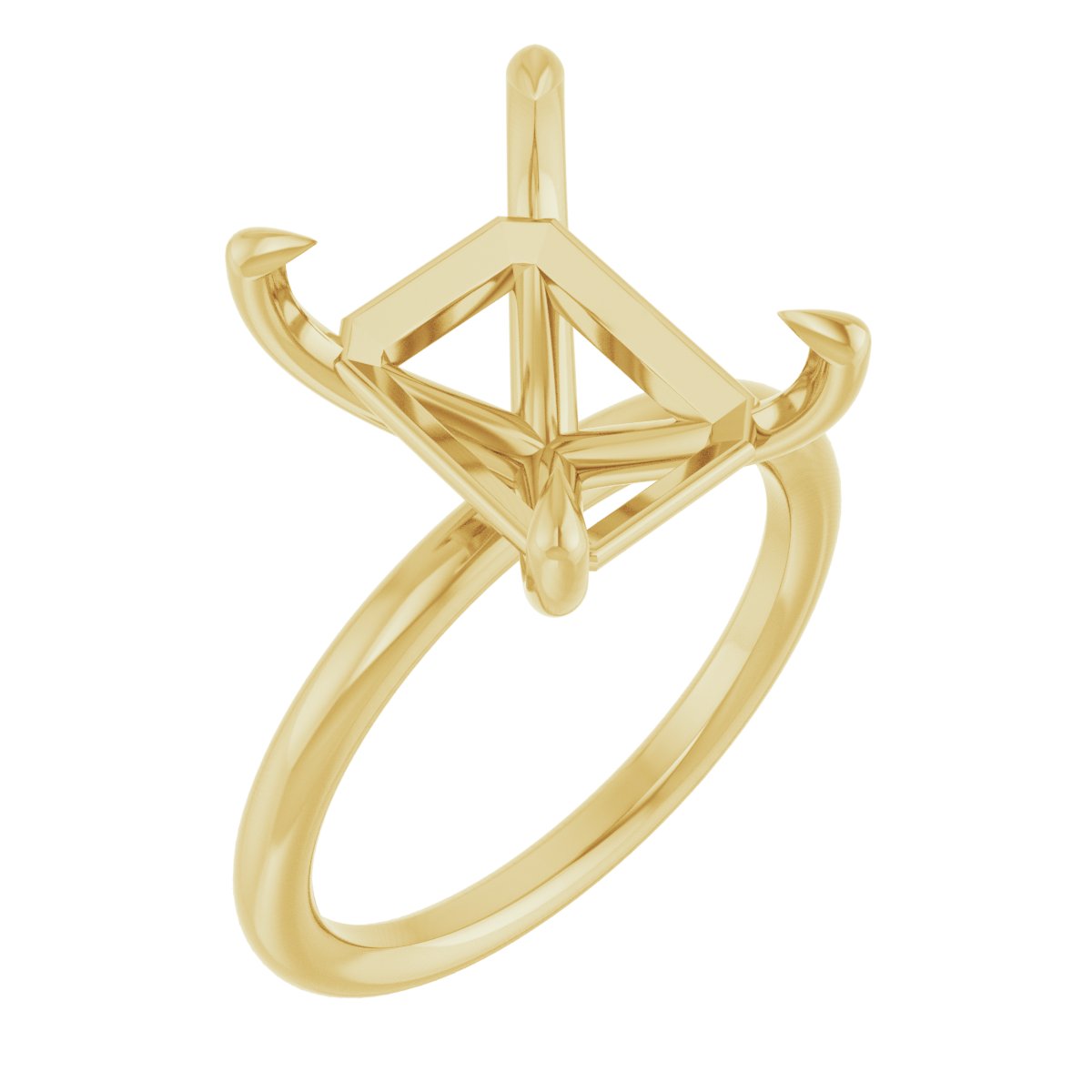 Claw-Prong Solitaire Engagement Ring