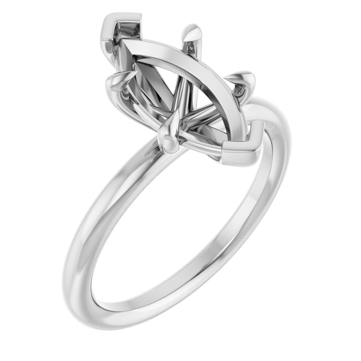 Claw-Prong Solitaire Engagement Ring