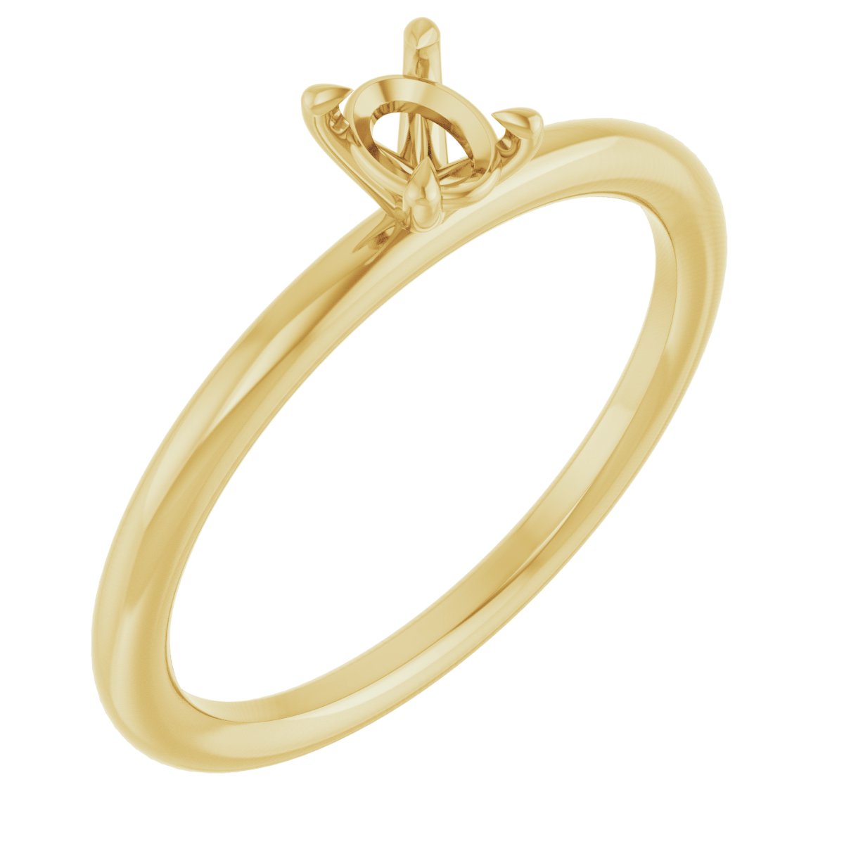 Claw-Prong Solitaire Engagement Ring