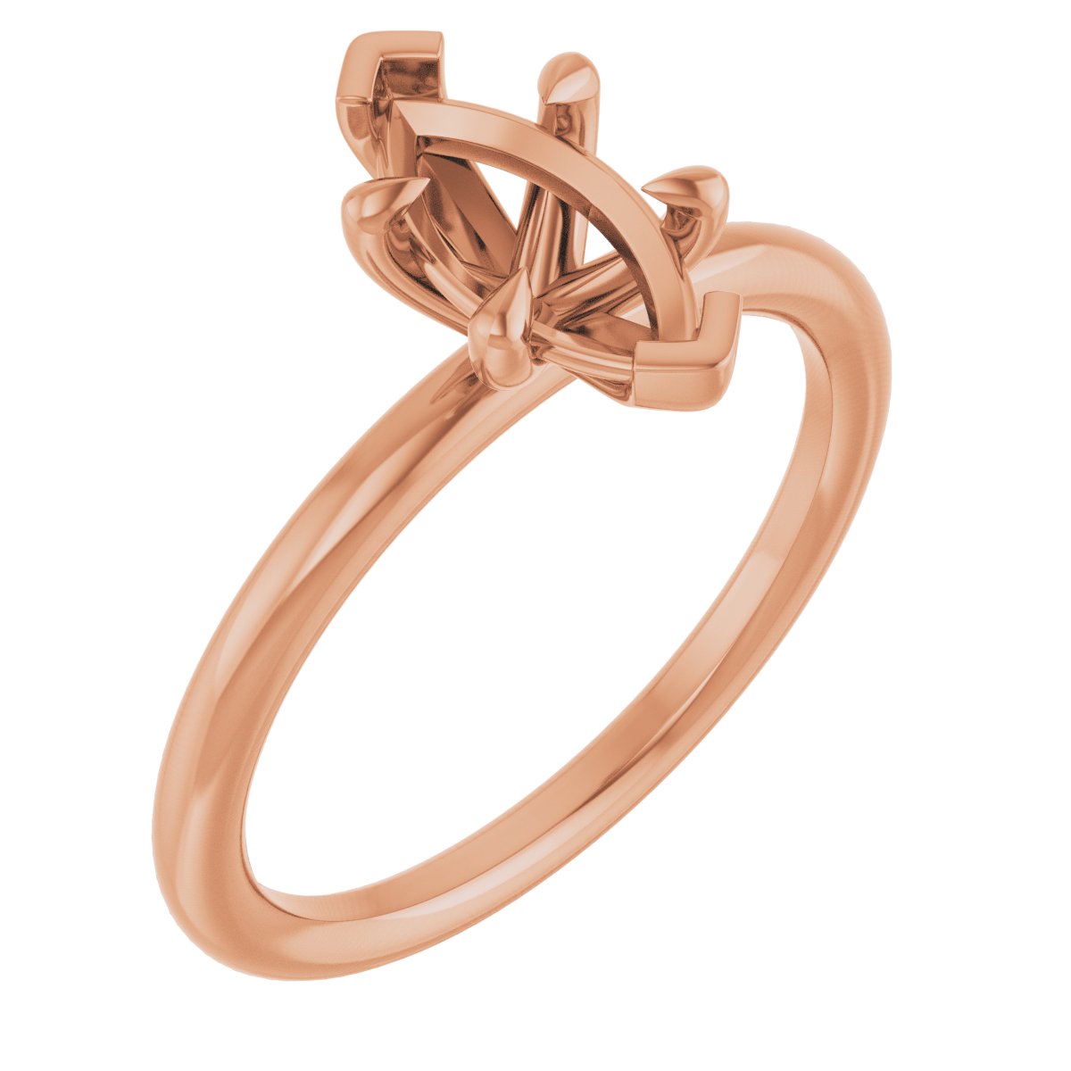Claw-Prong Solitaire Engagement Ring
