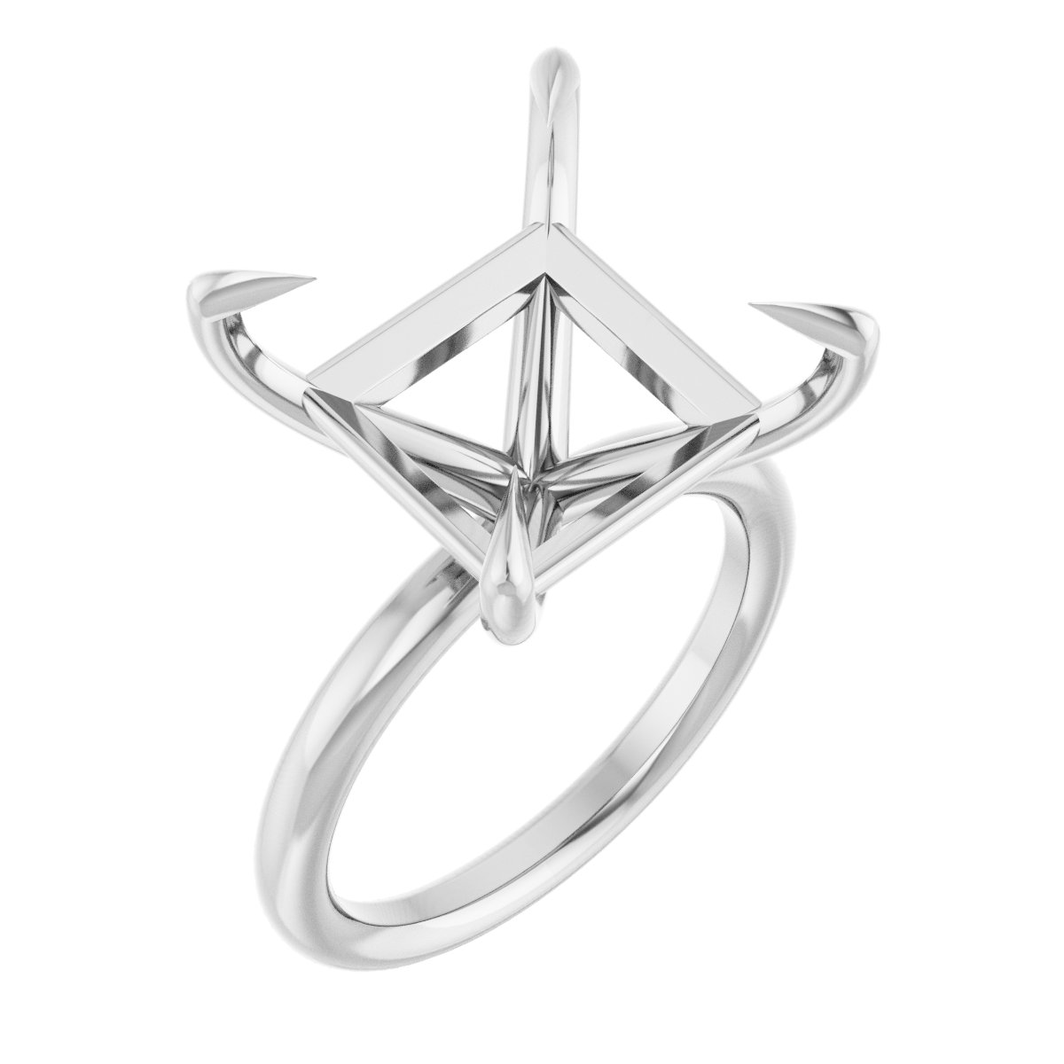 Claw-Prong Solitaire Engagement Ring