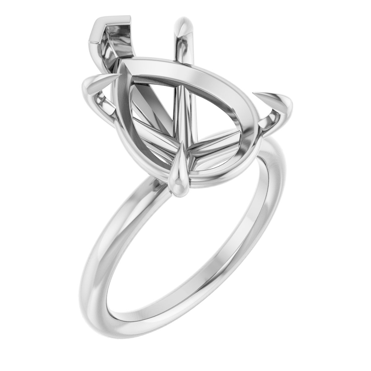 Claw-Prong Solitaire Engagement Ring
