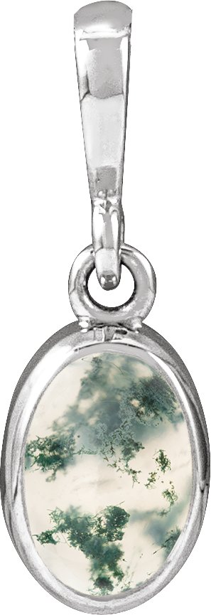 Bezel-Set Cabochon Necklace or Pendant