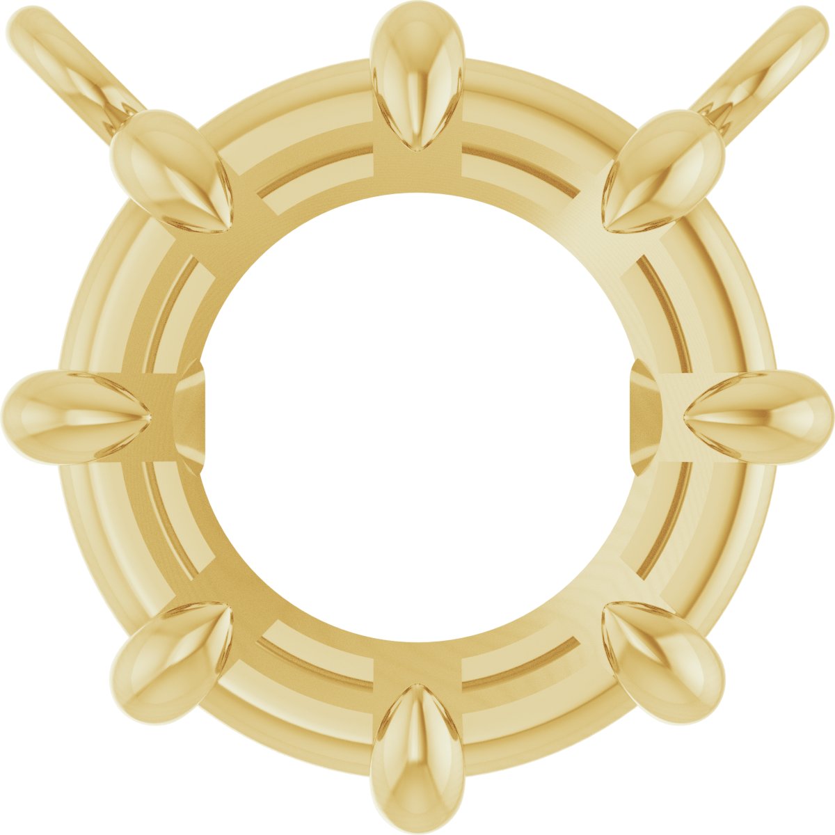 Claw-Prong Solitaire Necklace Center
