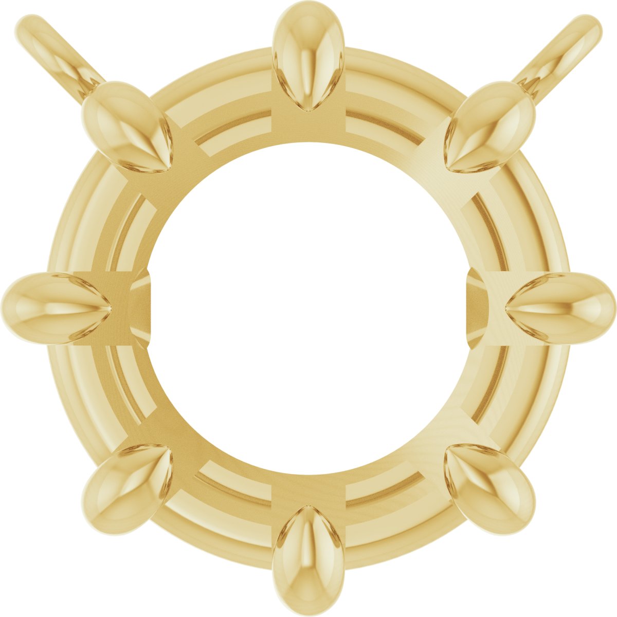 Claw-Prong Solitaire Necklace Center