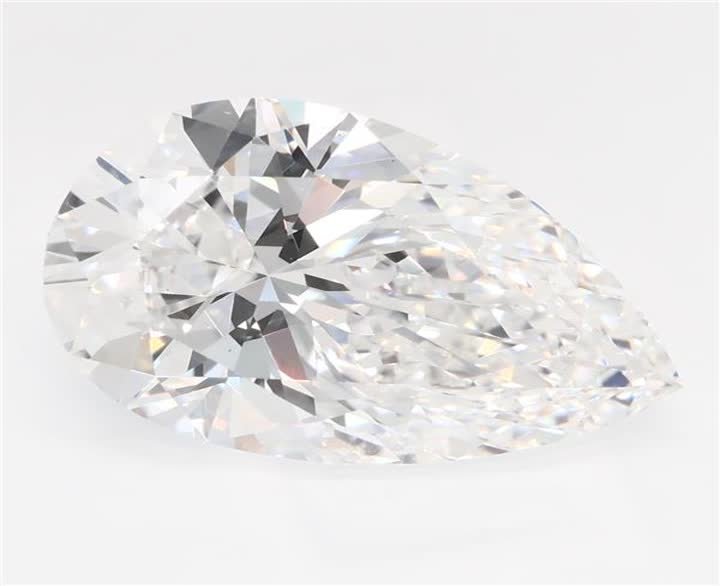3.87 CT Pear Lab-Grown Diamond Surrey Vancouver Canada Langley Burnaby Richmond