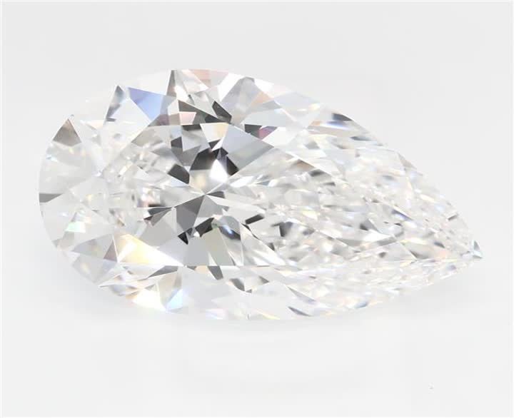 3.85 CT Pear Lab-Grown Diamond Surrey Vancouver Canada Langley Burnaby Richmond