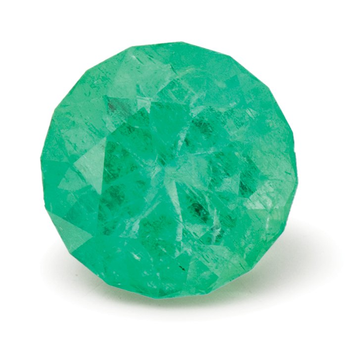 ROUND 1.12ct Natural Emerald