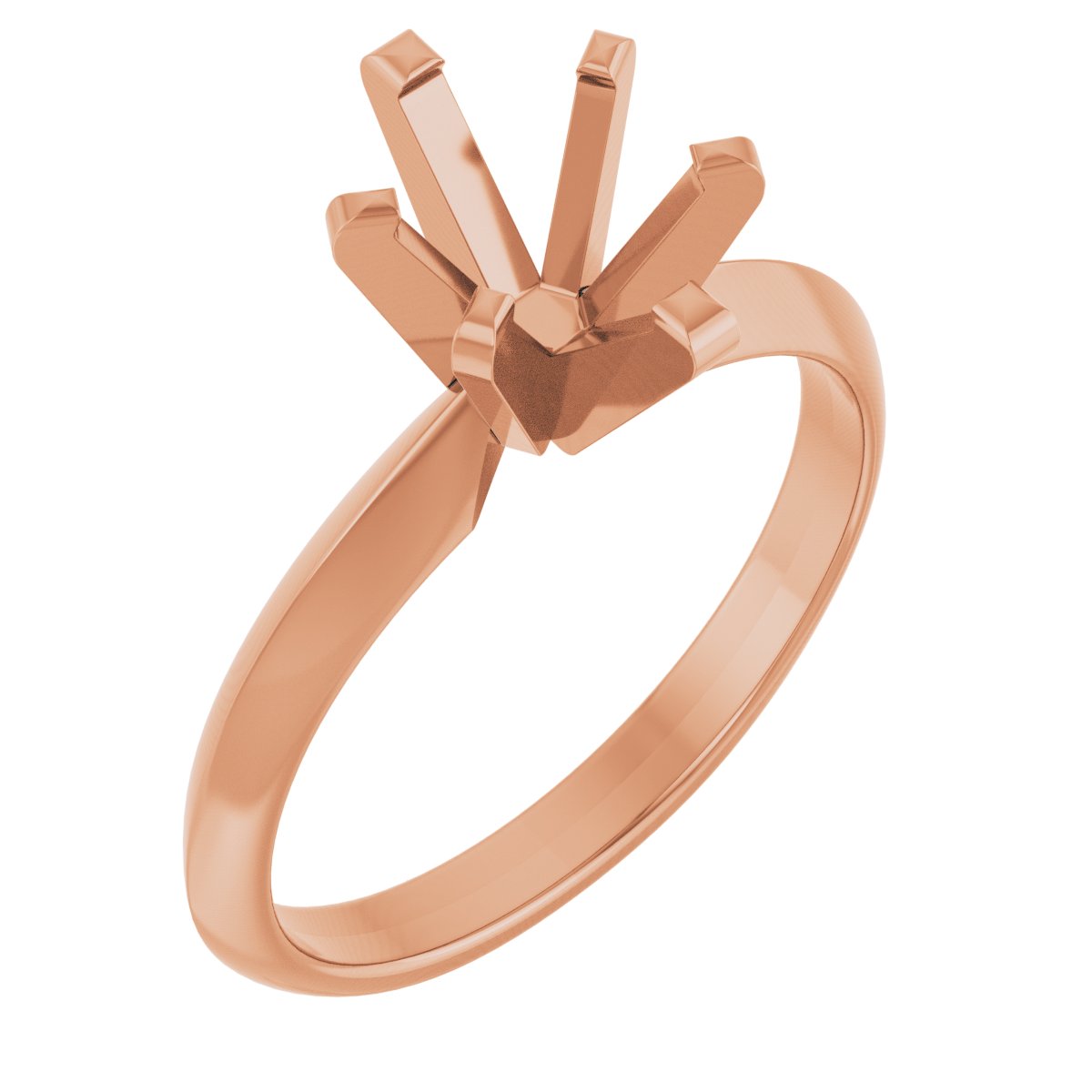 Oval Solitaire Engagement Ring · 8x6mm