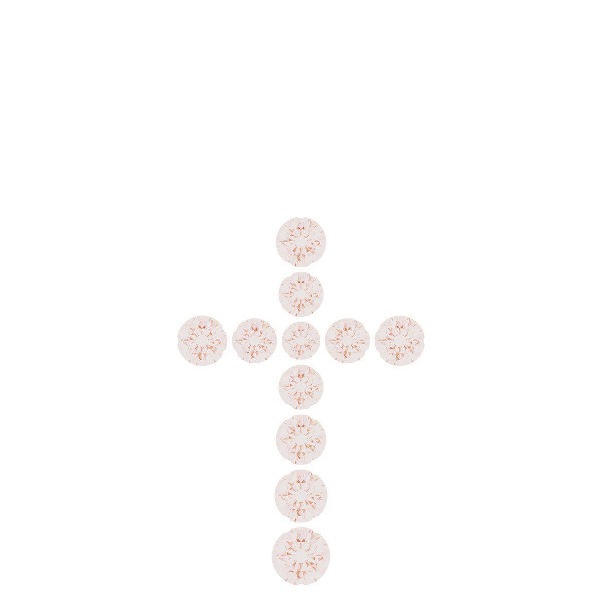 Accented Cross Necklace or Pendant