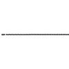3mm Black Satin Twist Necklace 16 to 18 inch Ref 260716
