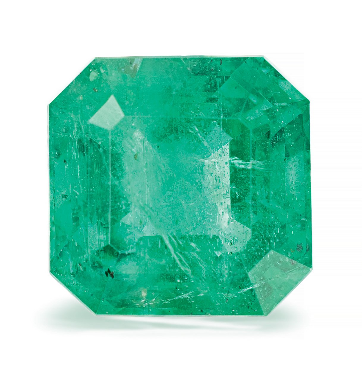ASSCHER 2.82ct Natural Emerald 