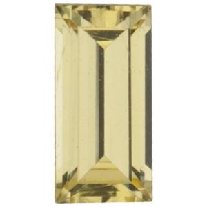 Straight Baguette Natural Yellow Sapphire