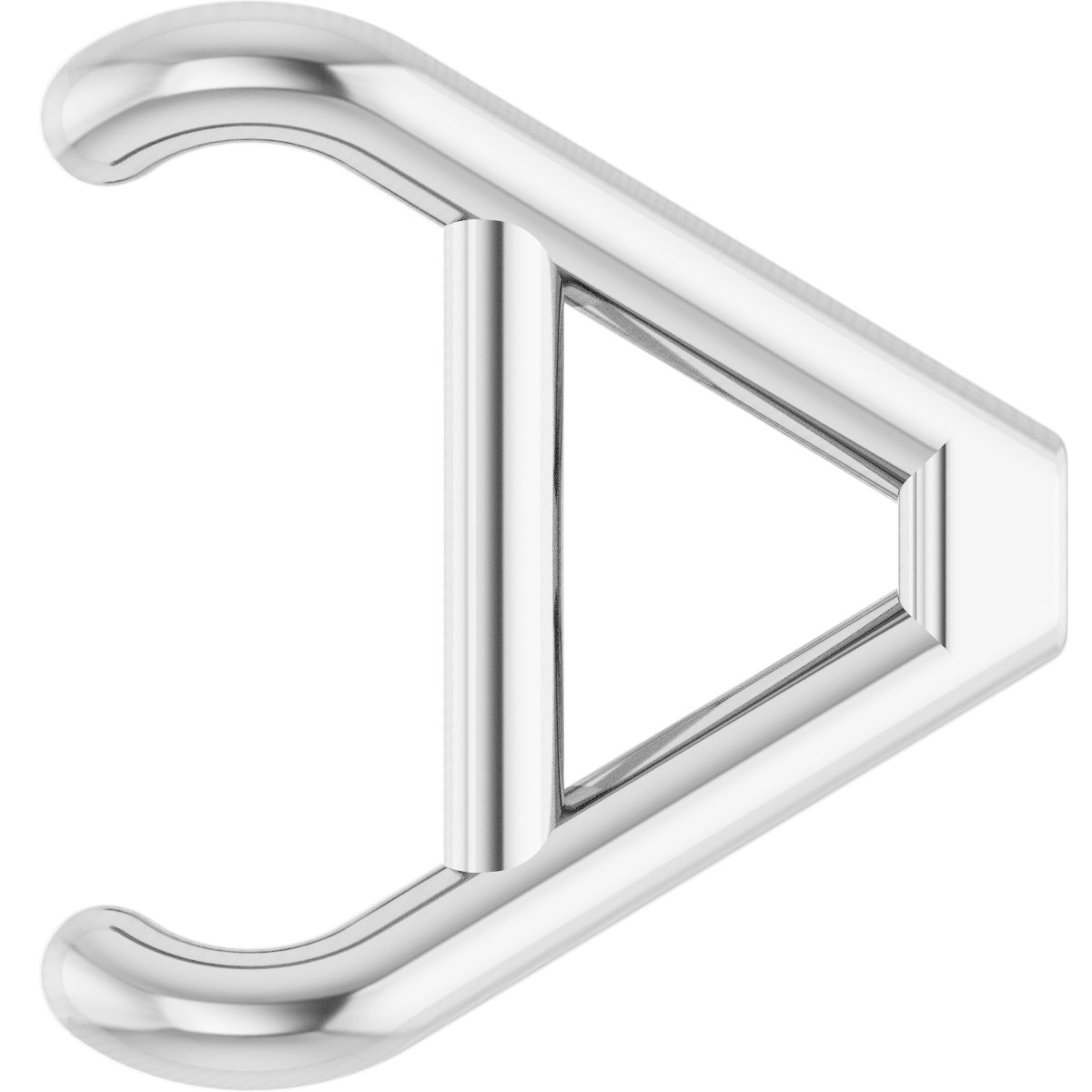 Asscher 4-Prong Cocktail-Style Earring Setting