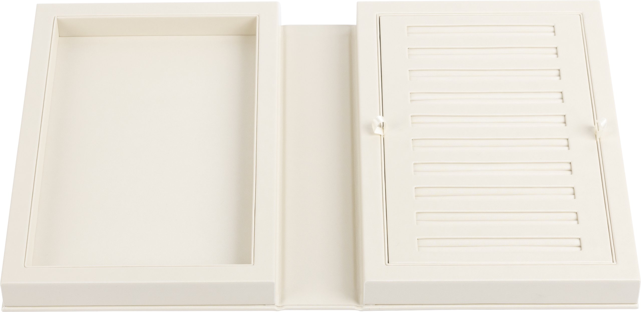 Leatherette Ring Book Display with Magnetic Closure