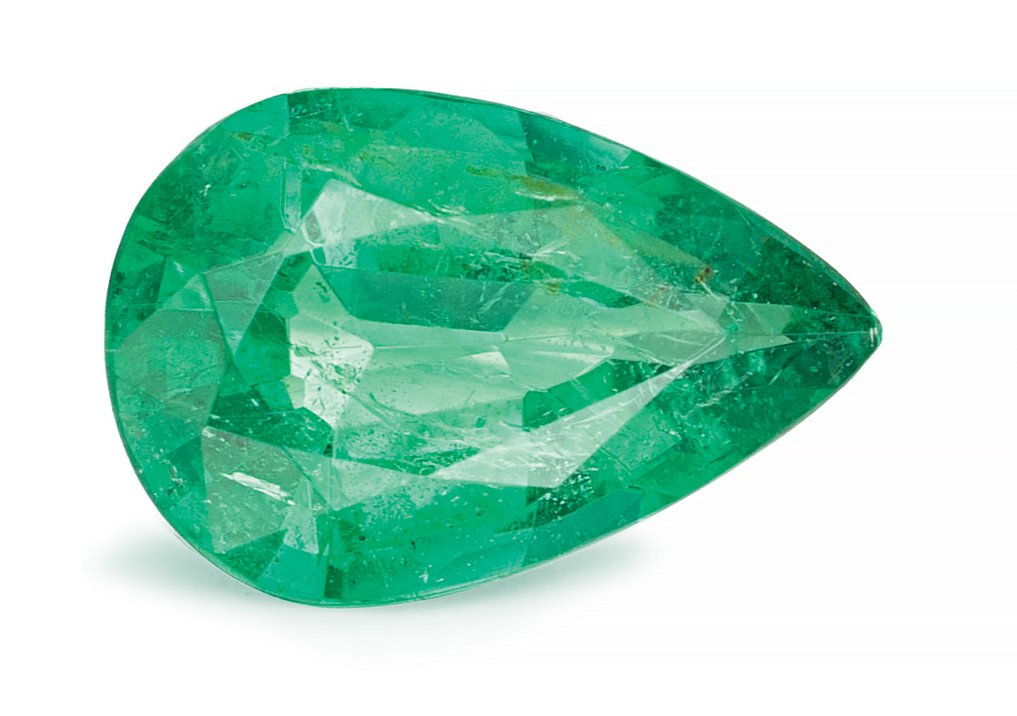 PEAR 1.28ct Natural Emerald