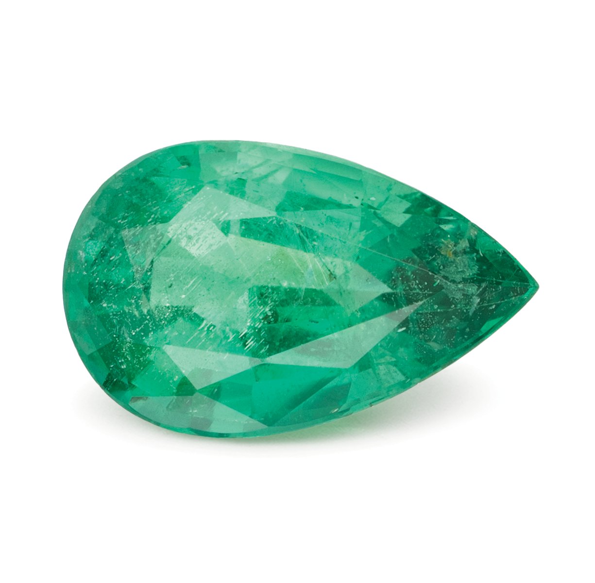 PEAR 2.61ct Natural Emerald