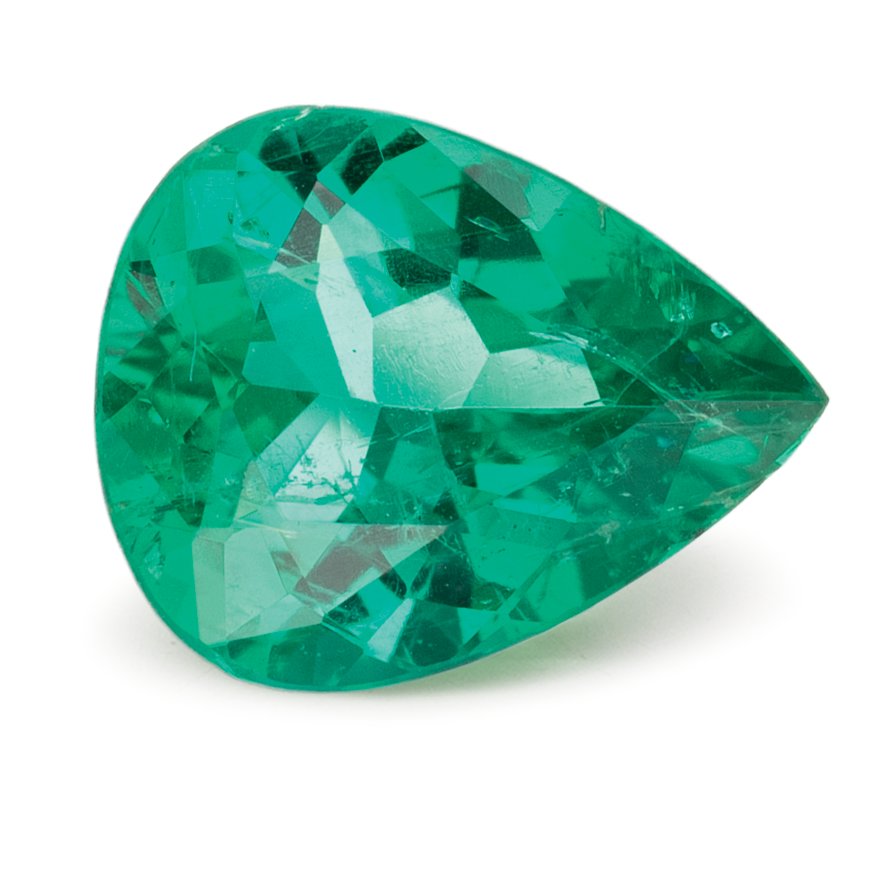 PEAR 1.28ct Natural Emerald