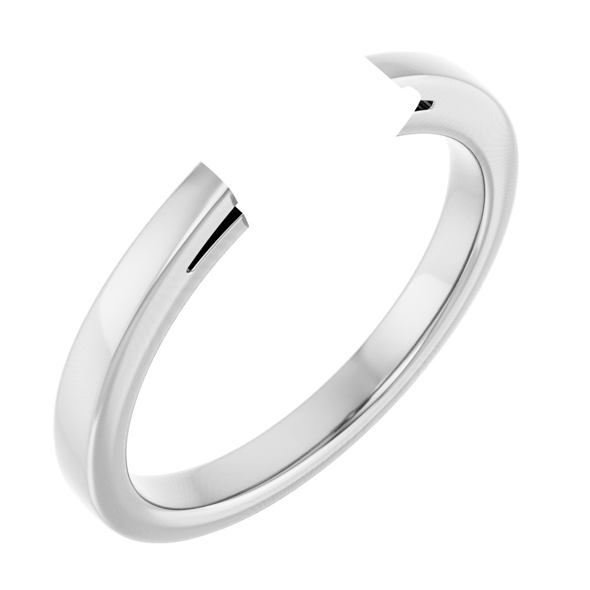 Claw-Prong Three-Stone Engagement Ring or Band