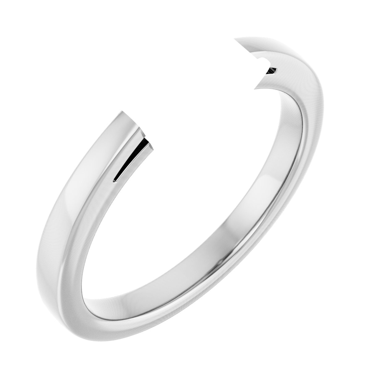 Claw-Prong Three-Stone Engagement Ring or Band