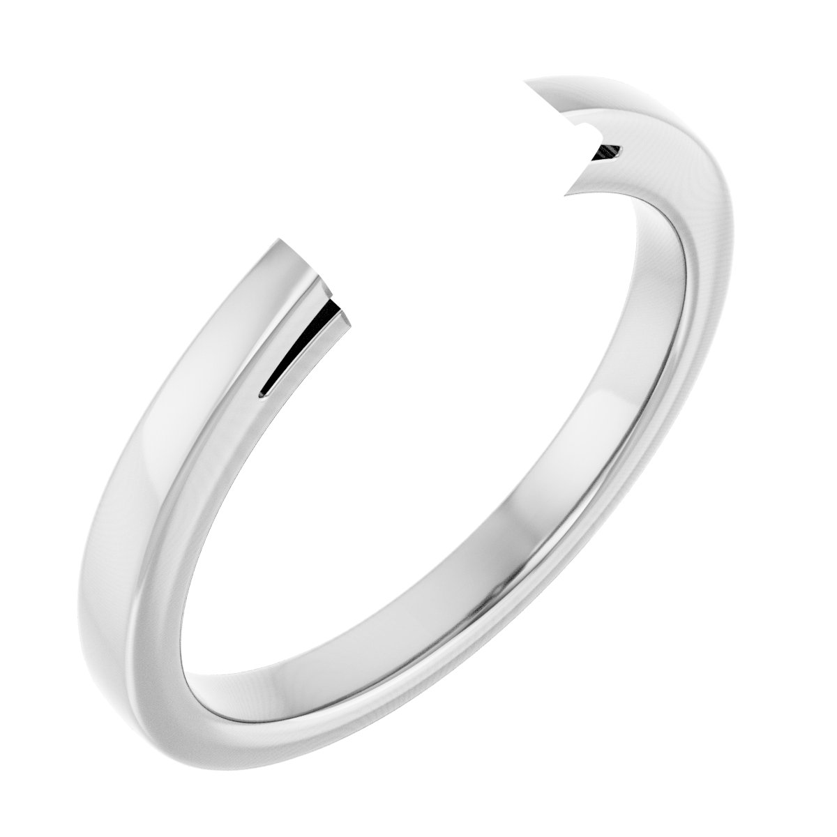 Claw-Prong Three-Stone Engagement Ring or Band