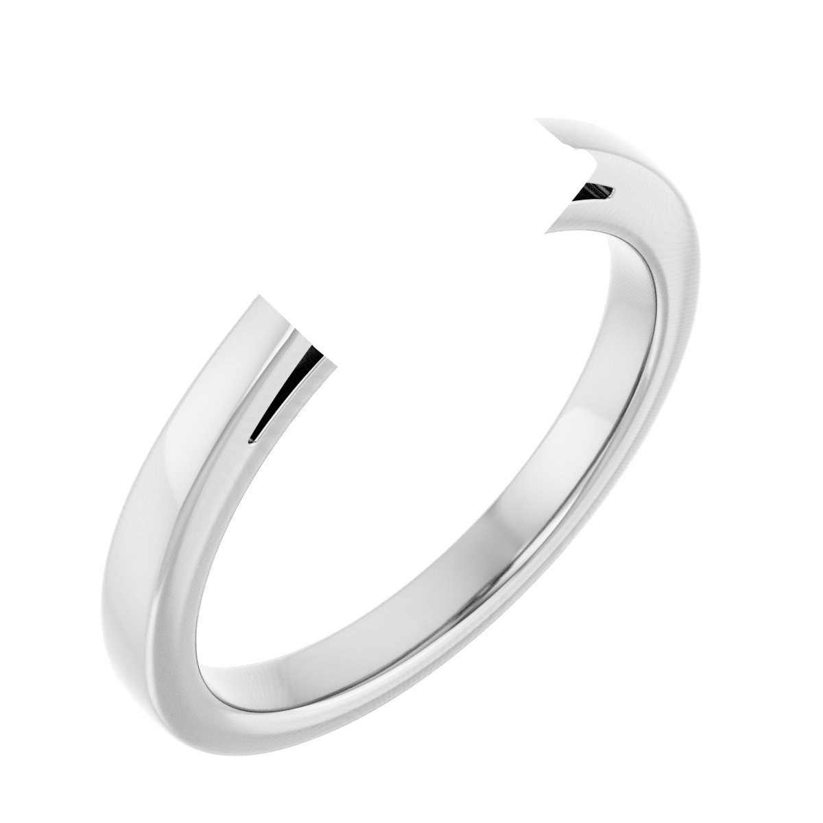 Claw-Prong Three-Stone Engagement Ring or Band