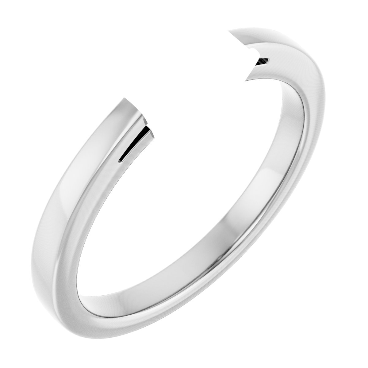 Claw-Prong Three-Stone Engagement Ring or Band