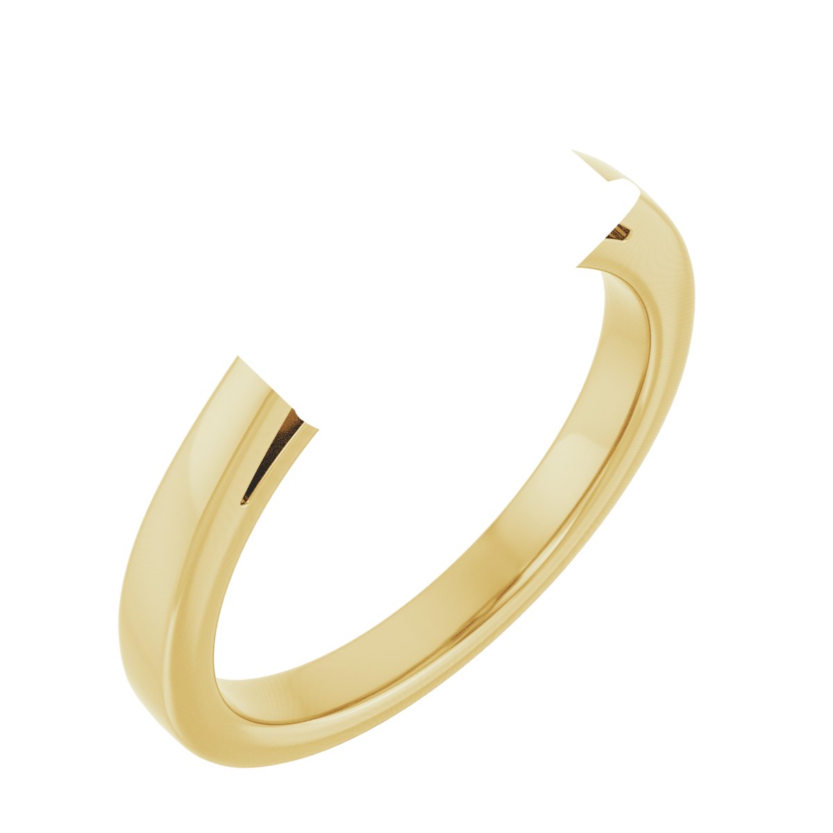Claw-Prong Three-Stone Engagement Ring or Band