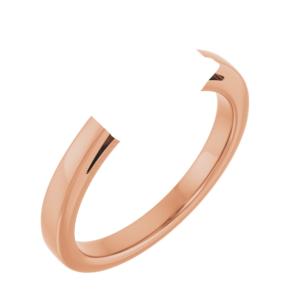 Claw-Prong Three-Stone Engagement Ring or Band