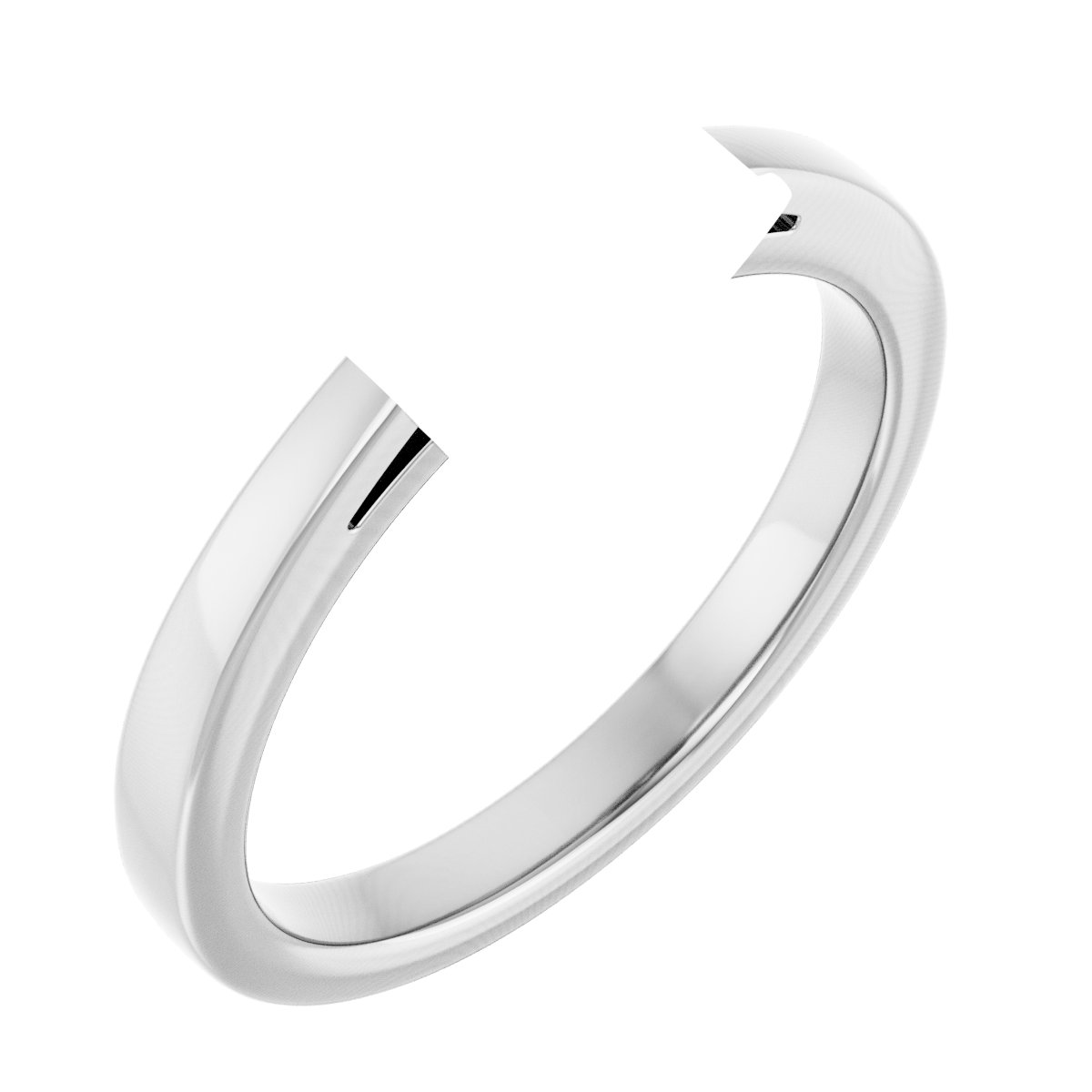 Claw-Prong Three-Stone Engagement Ring or Band