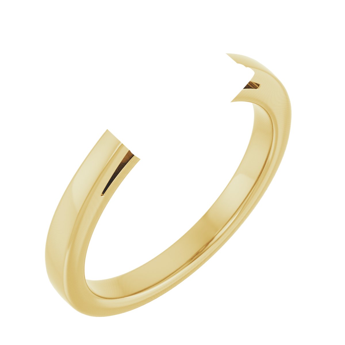 Claw-Prong Three-Stone Engagement Ring or Band