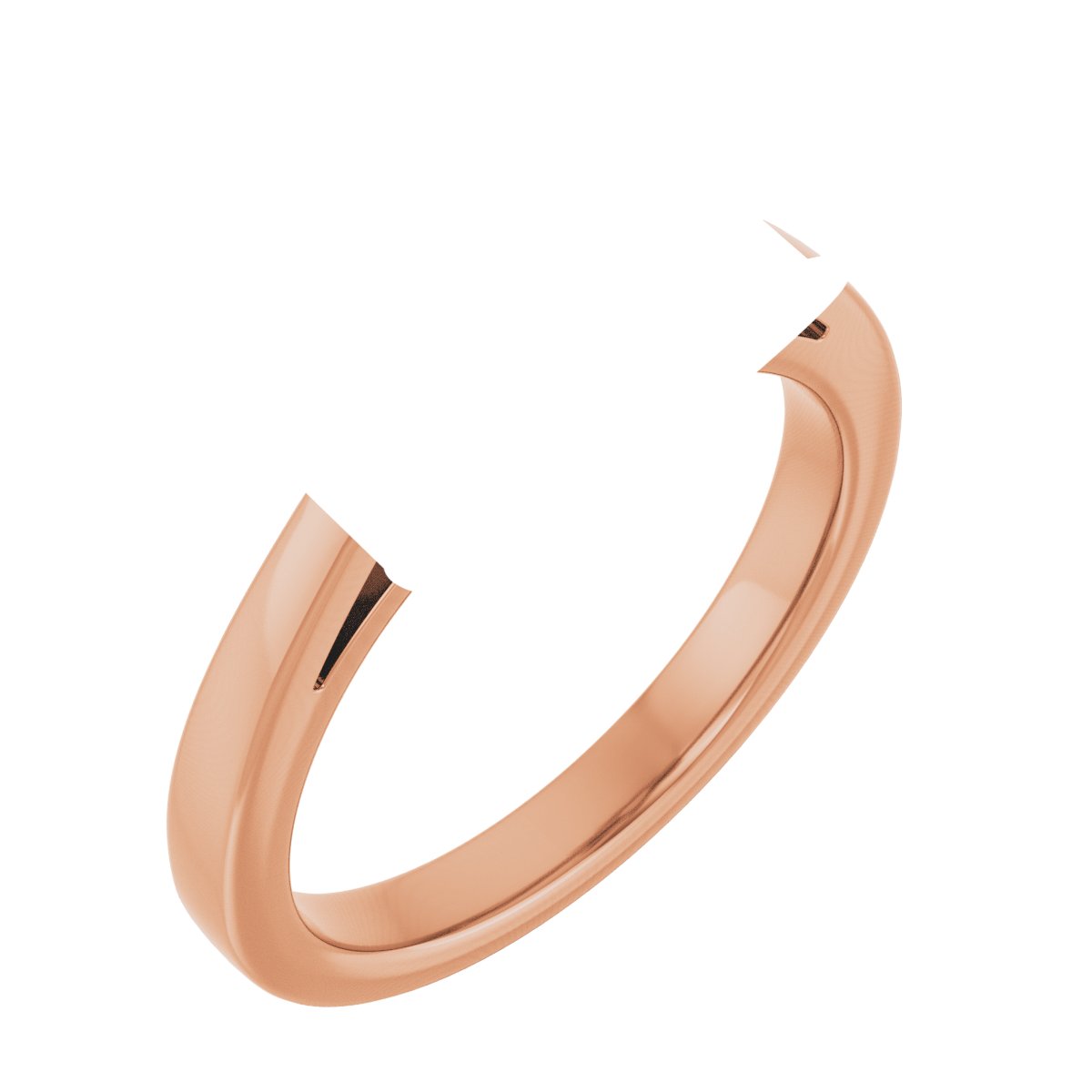 Claw-Prong Three-Stone Engagement Ring or Band