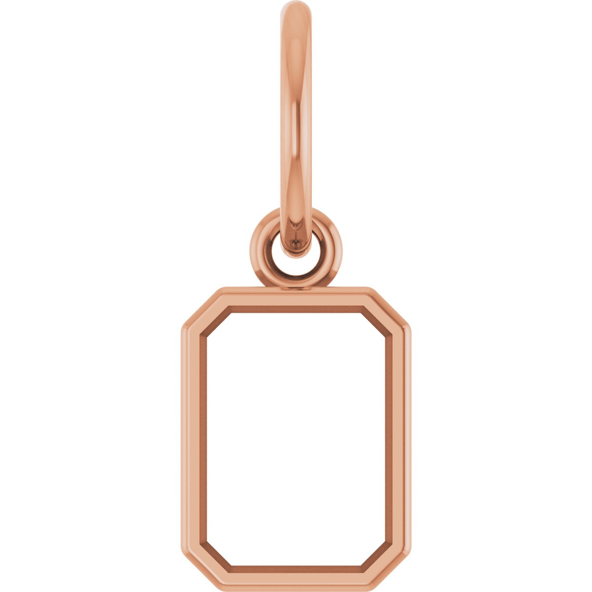 Bezel-Set Solitaire Charm/Pendant