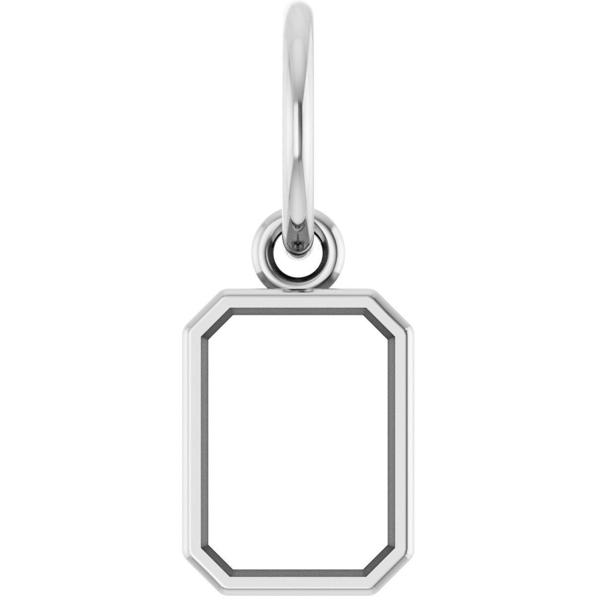 Bezel-Set Solitaire Charm/Pendant