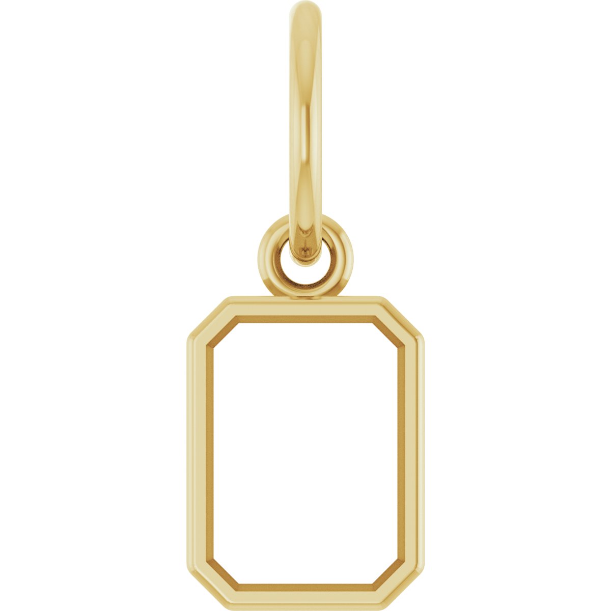 Bezel-Set Solitaire Charm/Pendant