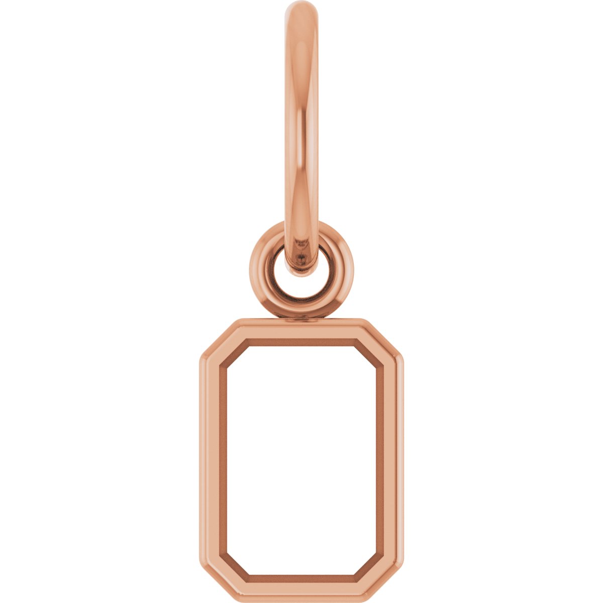 Bezel-Set Solitaire Charm/Pendant