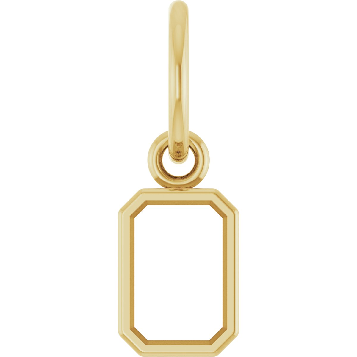Bezel-Set Solitaire Charm/Pendant