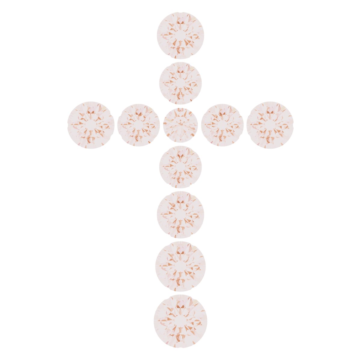 Accented Cross Necklace or Pendant
