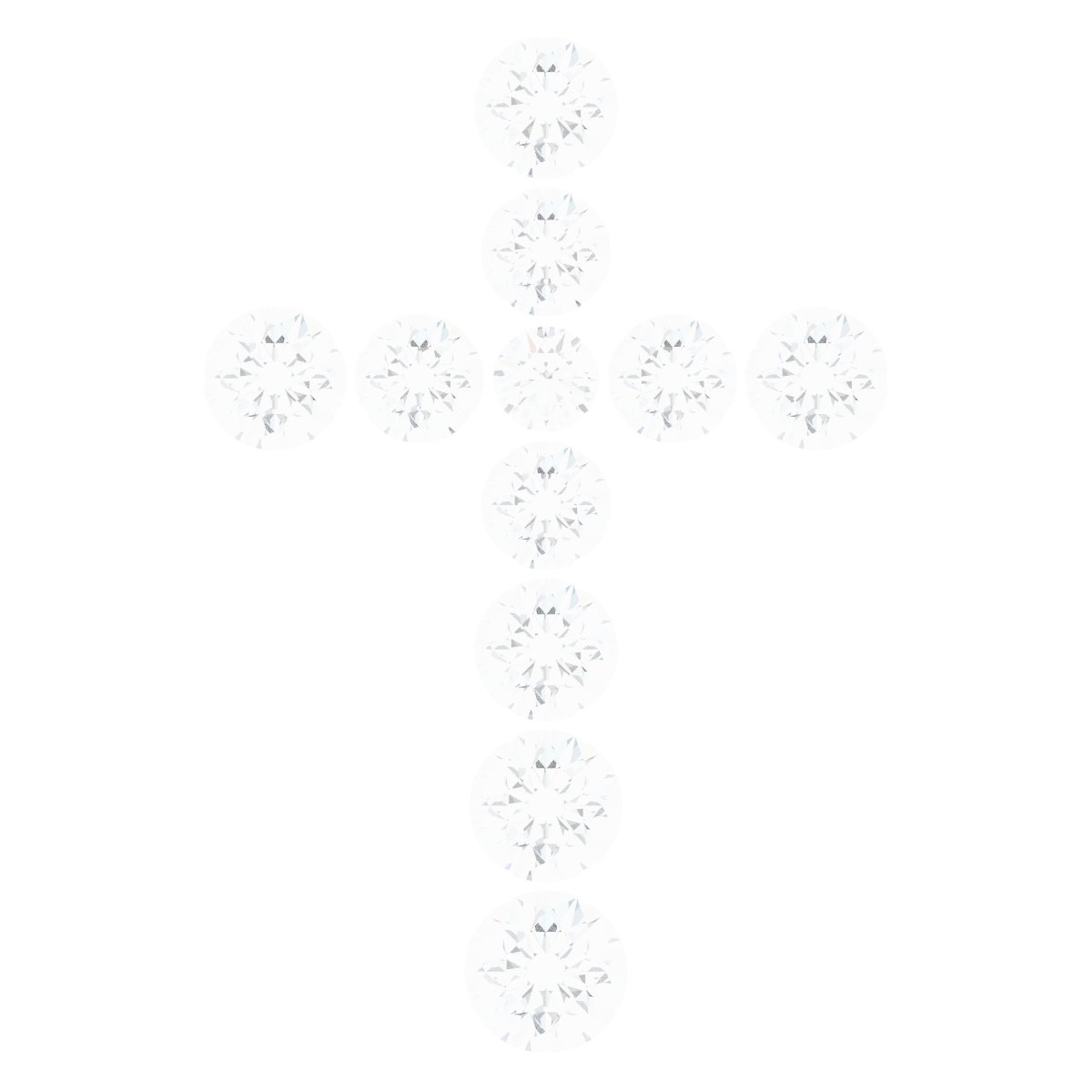 Accented Cross Necklace or Pendant