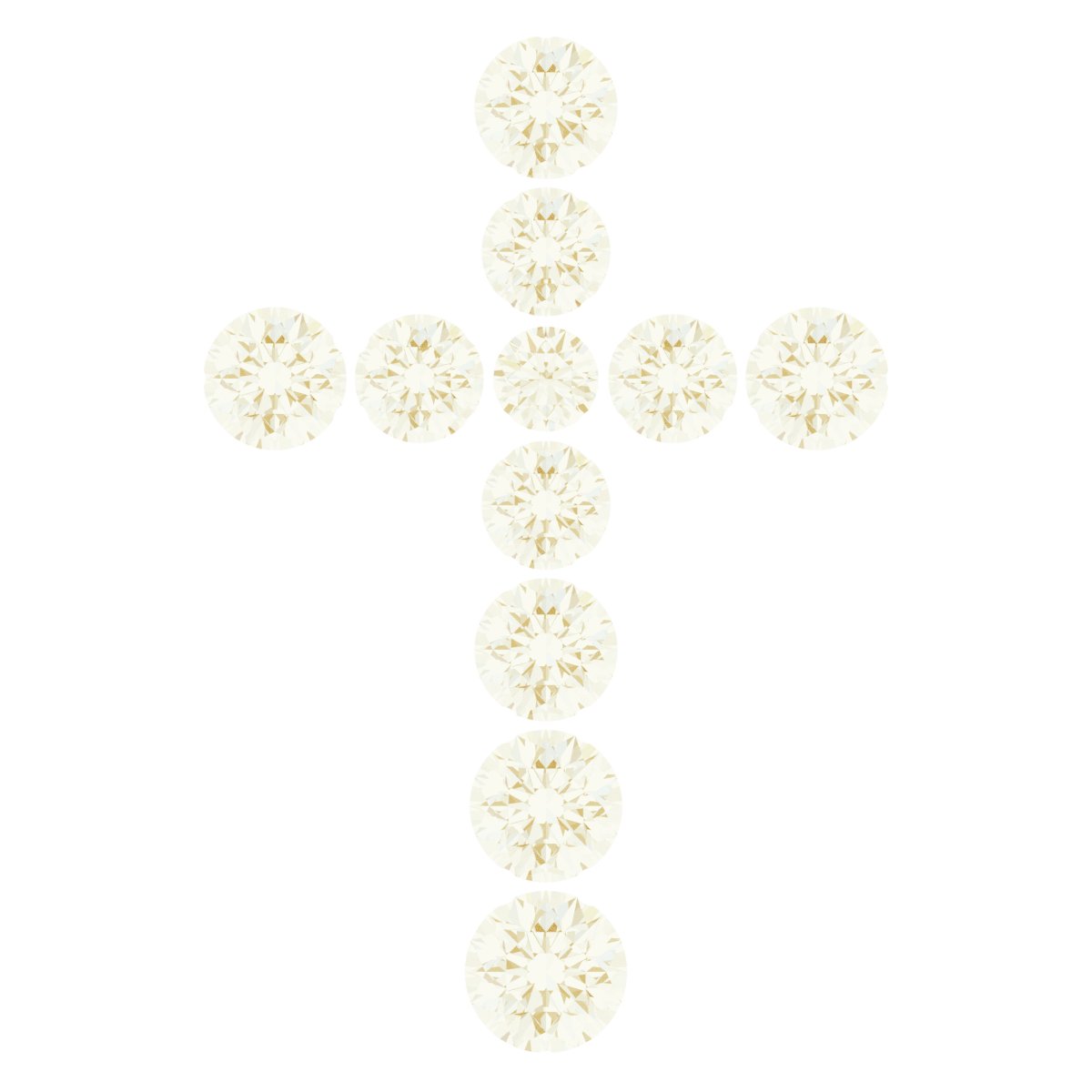 Accented Cross Necklace or Pendant
