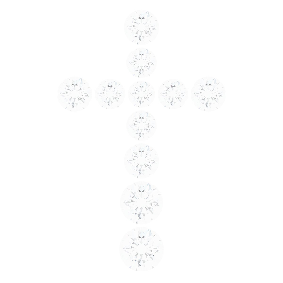 Accented Cross Necklace or Pendant