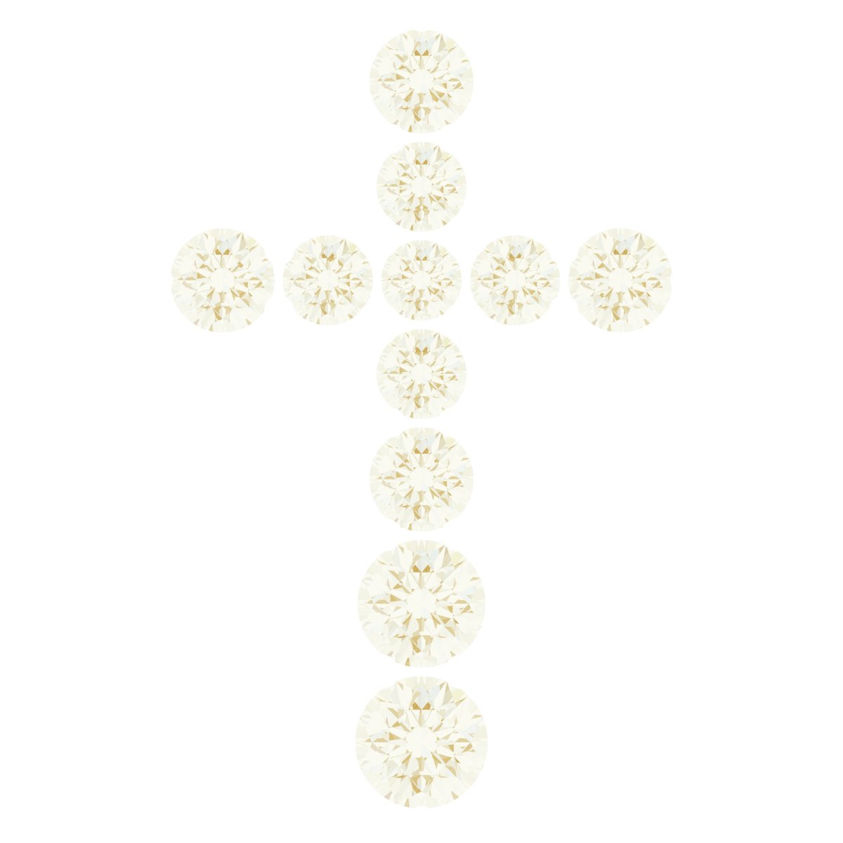 Accented Cross Necklace or Pendant