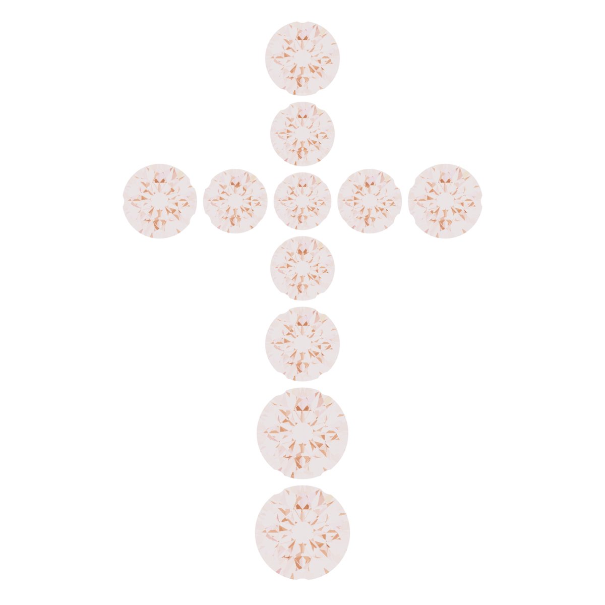 Accented Cross Necklace or Pendant