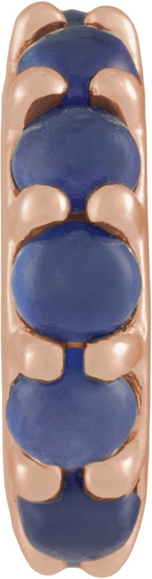 Accented Cabochon Spacer Charm/Pendant