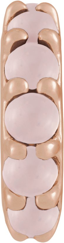 Accented Cabochon Spacer Charm/Pendant